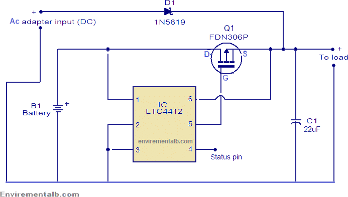 Automatic Changeover Switch Using IC