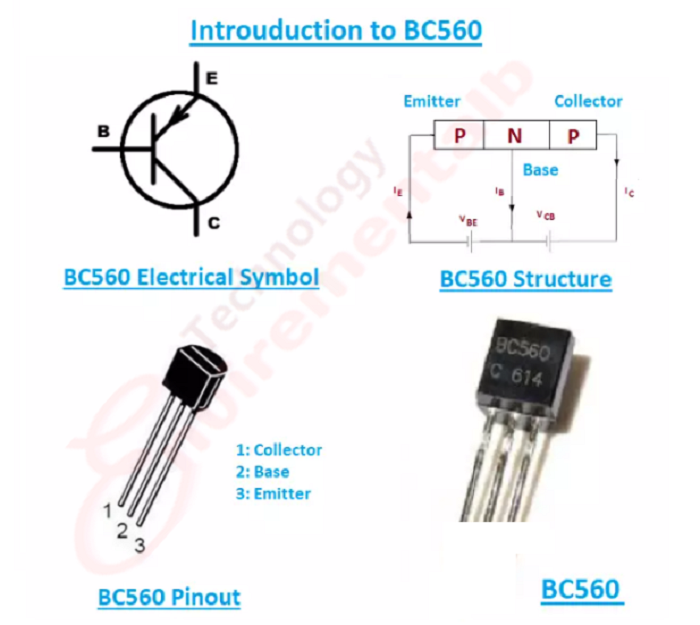 BC560 Pinout, Equivalent features